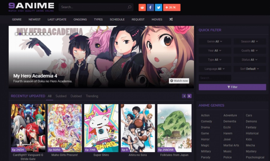 best site to watch anime online